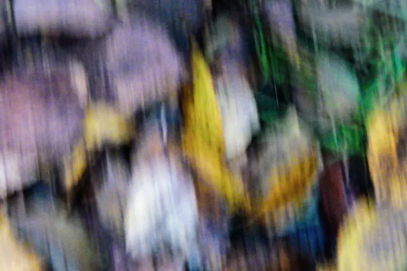 Kleurrijke abstracte foto gemaakt met de ICM-techniek